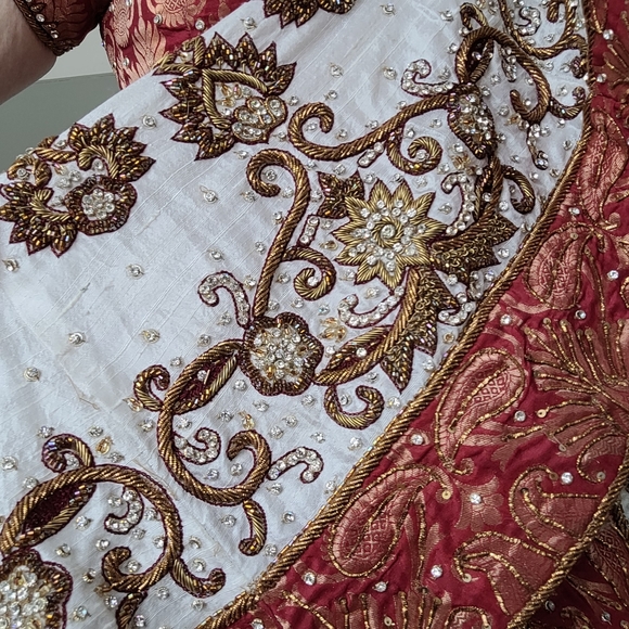 Silk Lengha Size 8. - Picture 3 of 16
